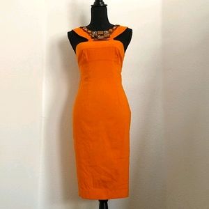 Boho Orange Dress